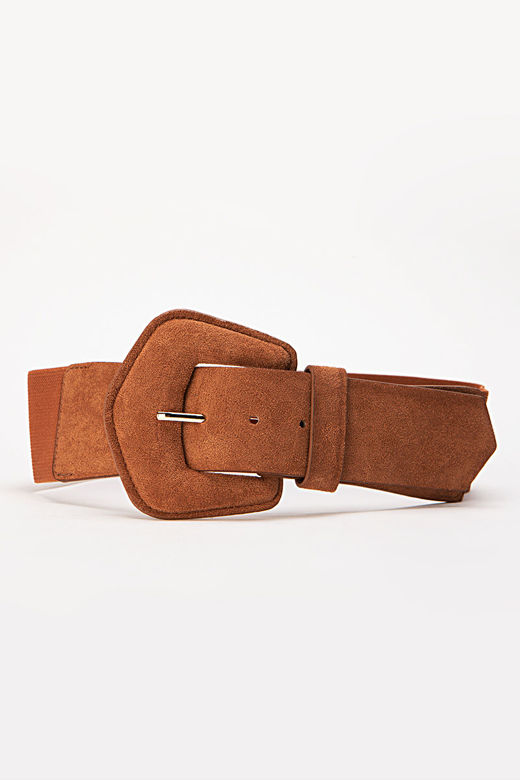 Picture of Wide suede belt