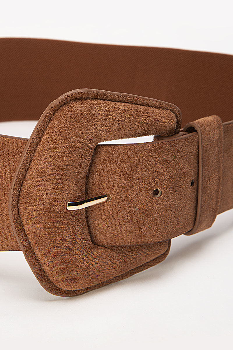 Picture of Wide suede belt