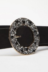 Picture of Round buckle belt with stones