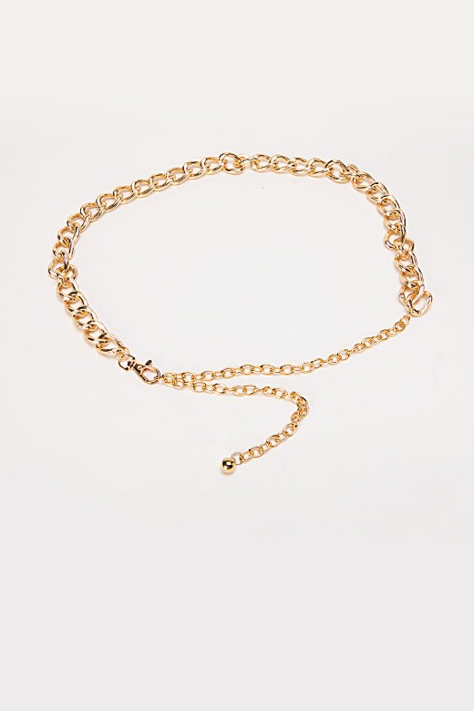 Εικόνα της Ζώνη gold double chain