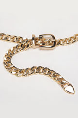 Picture of Gold buckle chain belt