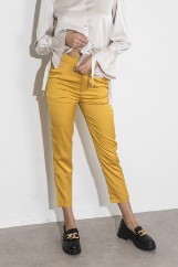Picture of High-waisted satin pants