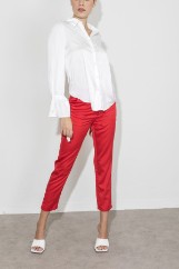 Picture of High-waisted satin pants