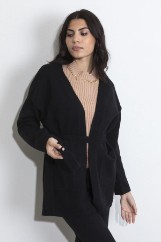 Picture of Knitted jacket with belt