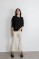 Picture of Ribbed knitted pants