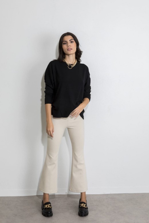 Picture of Ribbed knitted pants