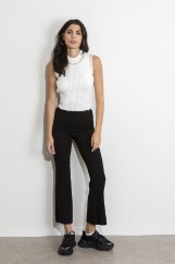 Picture of Ribbed knitted pants