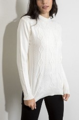Picture of Textured knitted blouse