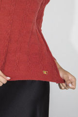 Picture of Braided knitted blouse
