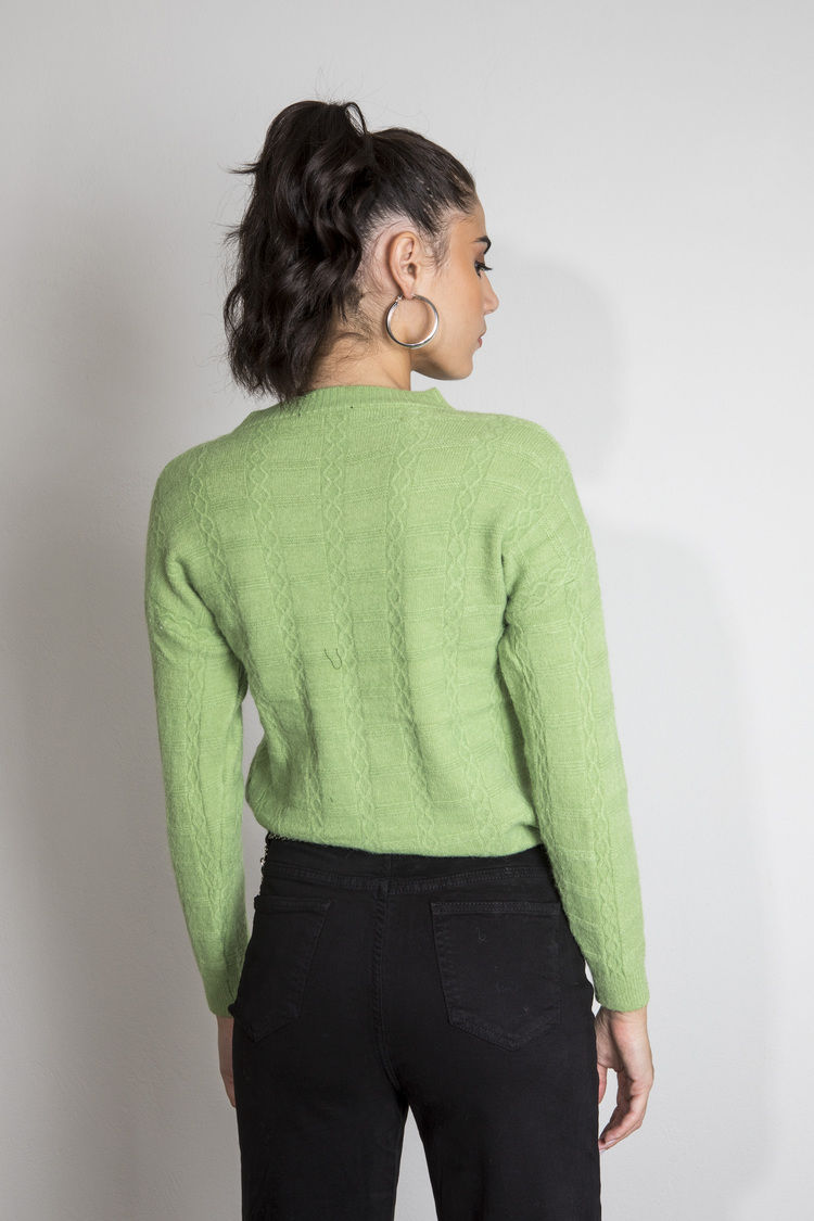 Picture of Braided knitted blouse