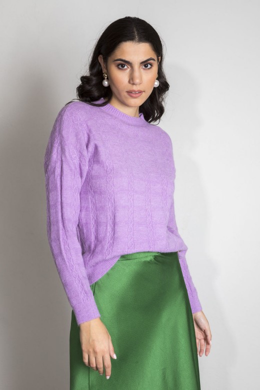 Picture of Braided knitted blouse