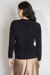 Picture of Fluffy oversized knitted blouse