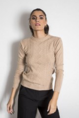 Picture of Textured sweater with braids