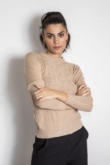 Picture of Textured sweater with braids