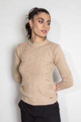 Picture of Textured sweater with braids