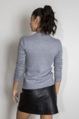 Picture of Textured sweater with braids