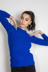 Picture of Textured sweater with braids