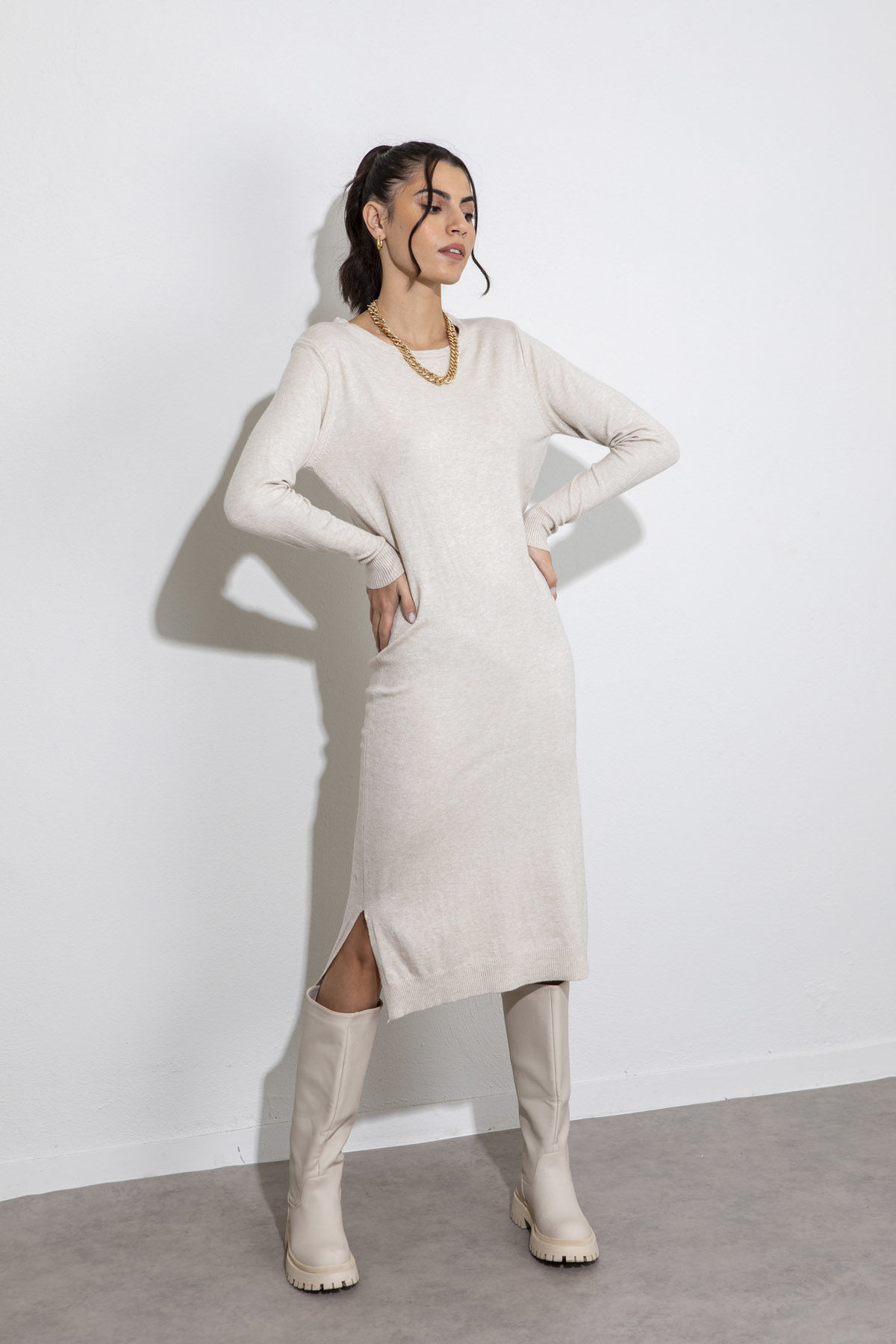 Picture of Maxi knitted dress