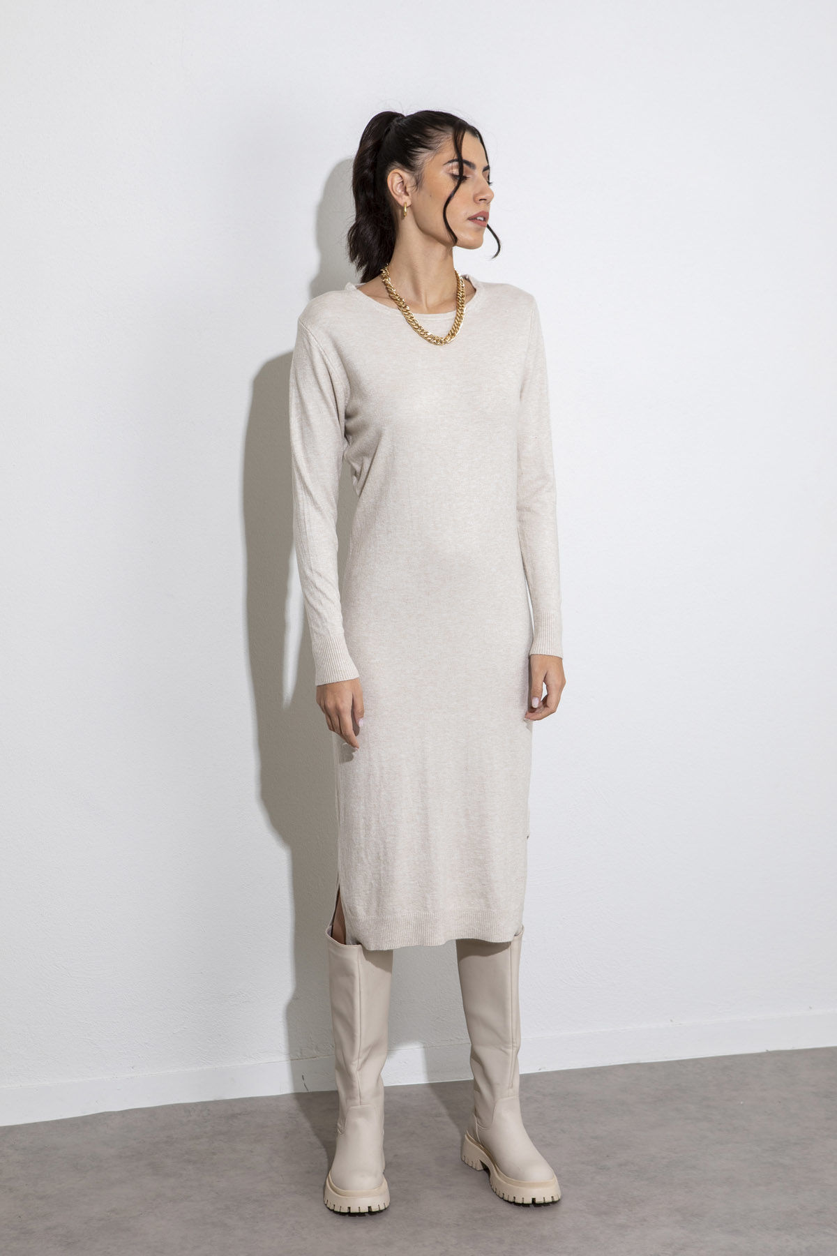 Picture of Maxi knitted dress