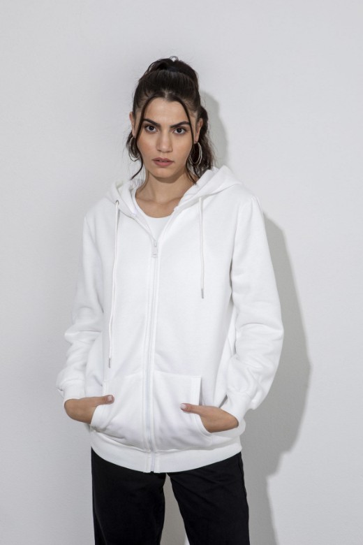 Picture of Oversized zipped hoodie