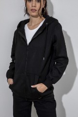 Picture of Oversized zipped hoodie