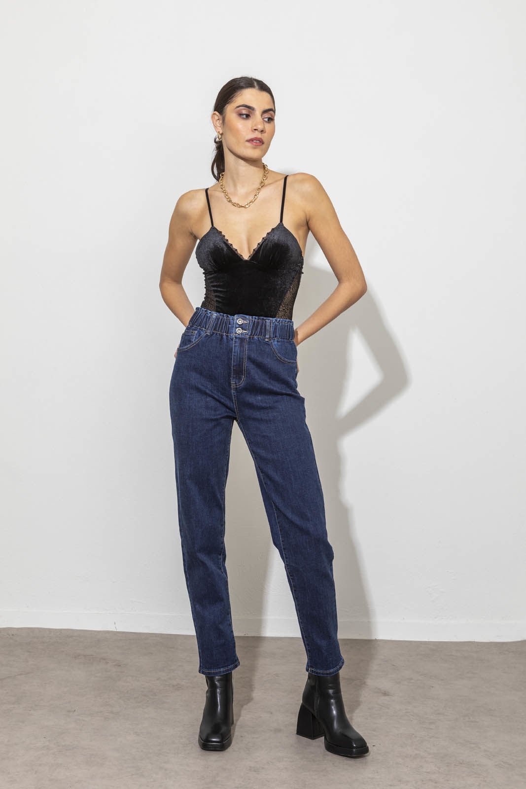 Picture of Denim highwaisted pants