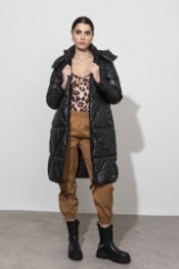 Picture of Hooded padded long jacket