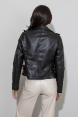 Εικόνα της Μπουφάν leather look