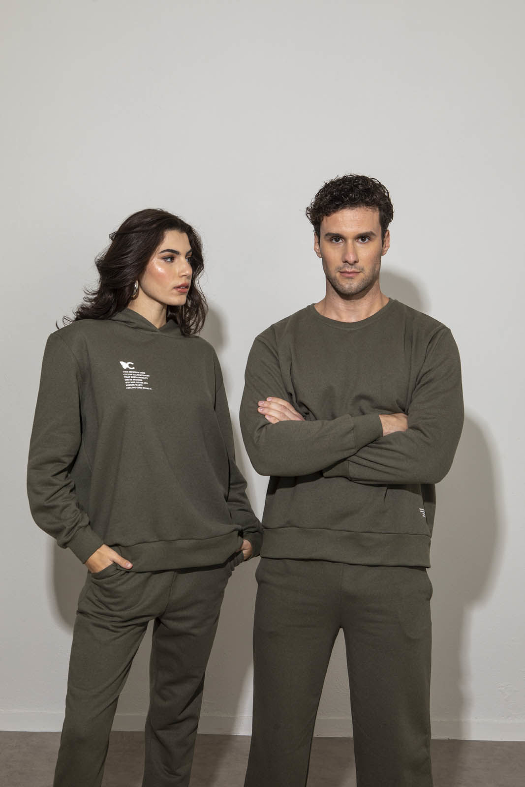 Εικόνα της Φούτερ με κουκούλα unisex oversized