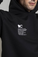 Εικόνα της Φούτερ με κουκούλα unisex oversized