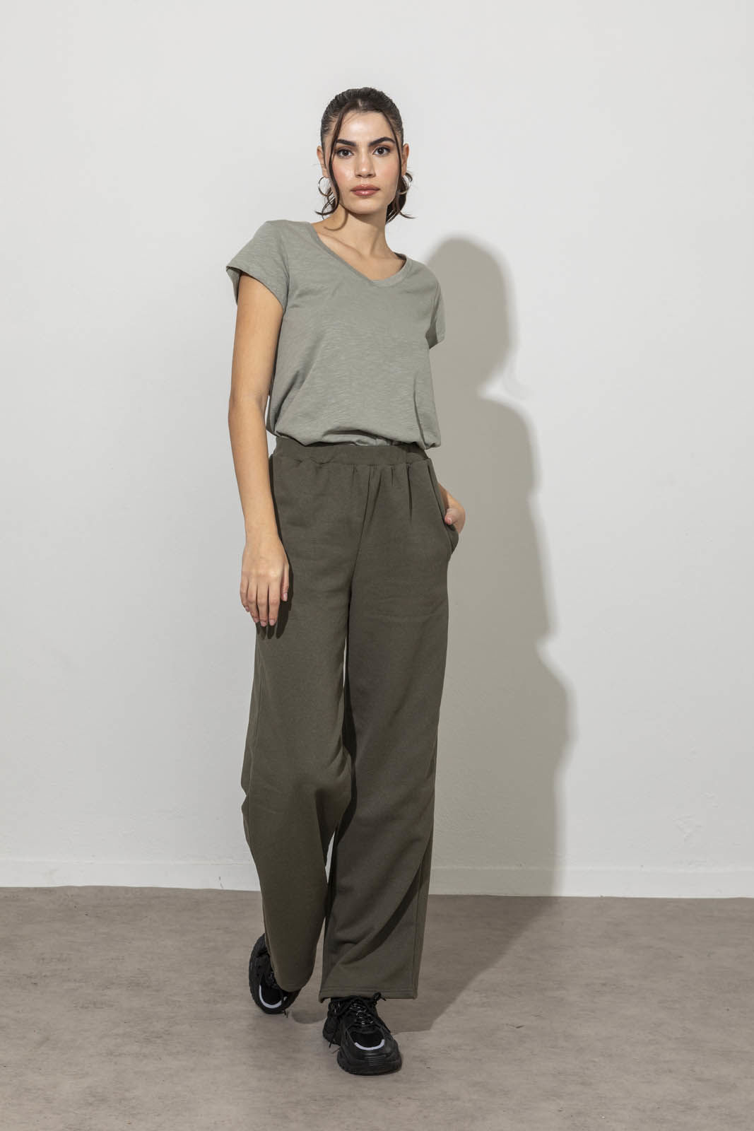 Εικόνα της Παντελόνι jogger wide leg