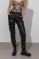 Picture of Faux leather cargo pants