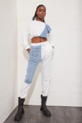 Εικόνα της Παντελόνι βαμβακερό patchwork design