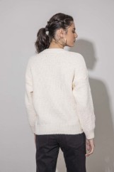 Picture of Sweater with knit pattern