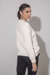 Picture of Sweater with knit pattern