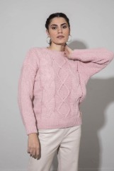 Picture of Sweater with knit pattern