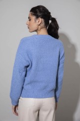 Picture of Sweater with knit pattern