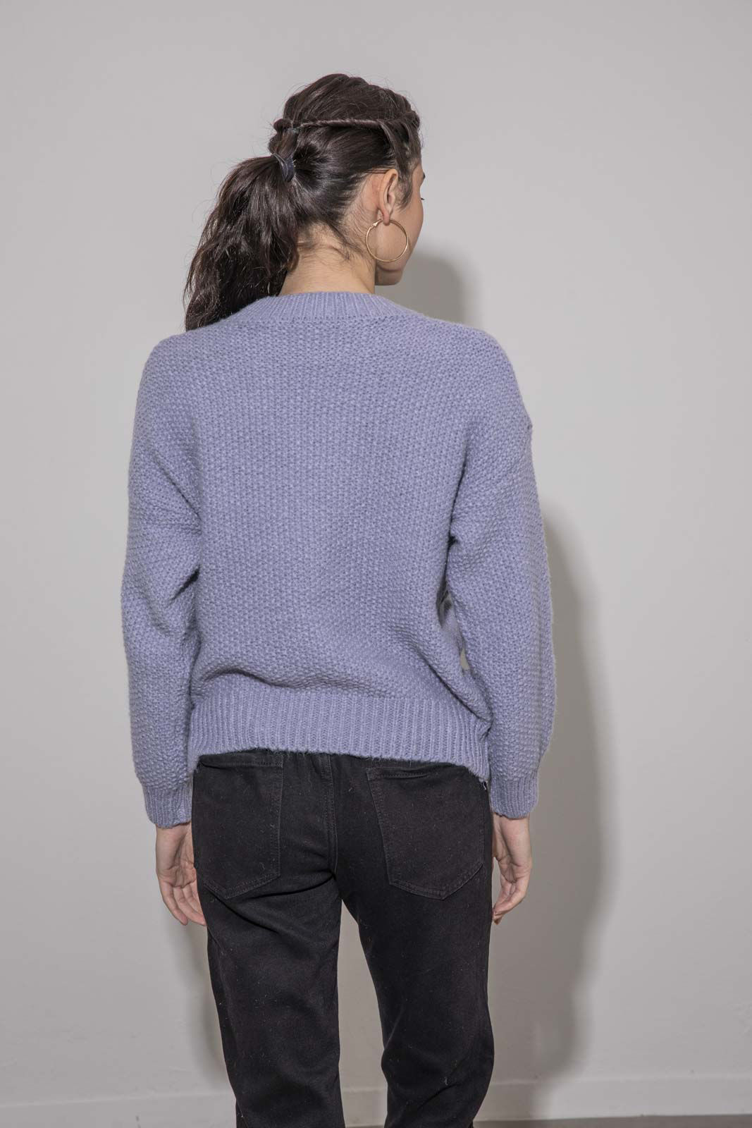 Picture of Sweater with knit pattern