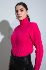 Picture of Turtleneck knitted blouse