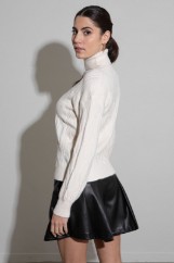 Picture of Turtleneck knitted blouse