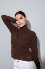 Picture of Turtleneck knitted blouse