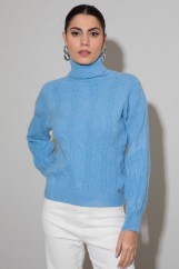 Picture of Turtleneck knitted blouse