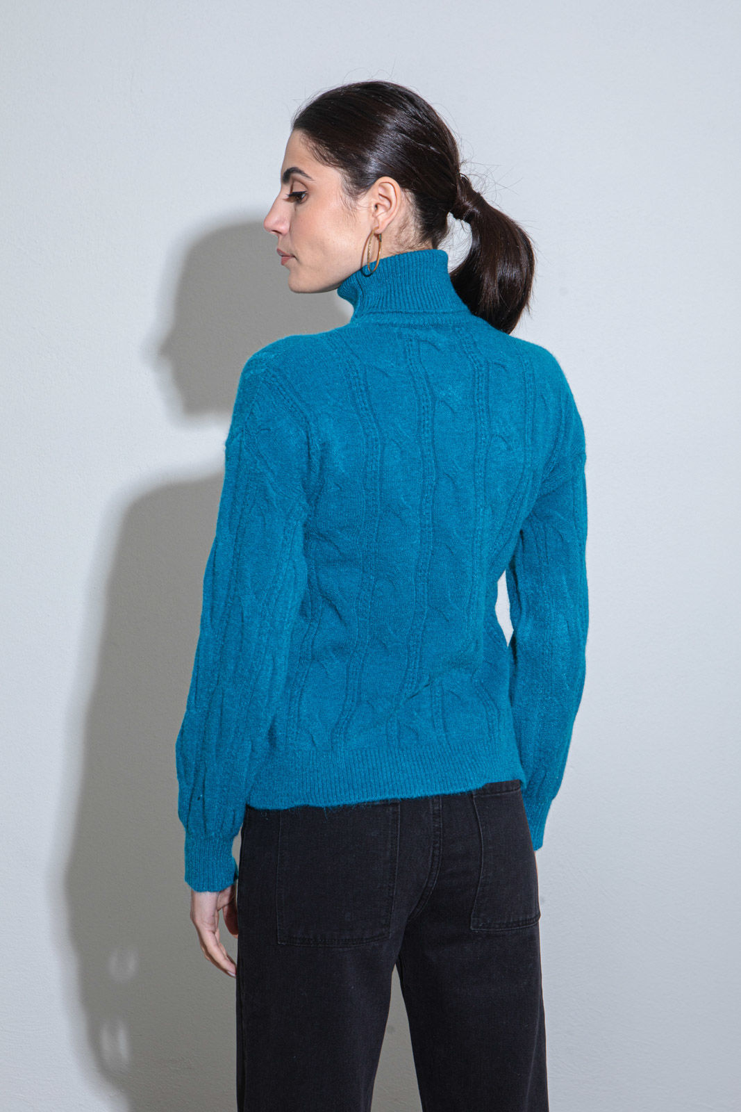 Picture of Turtleneck knitted blouse