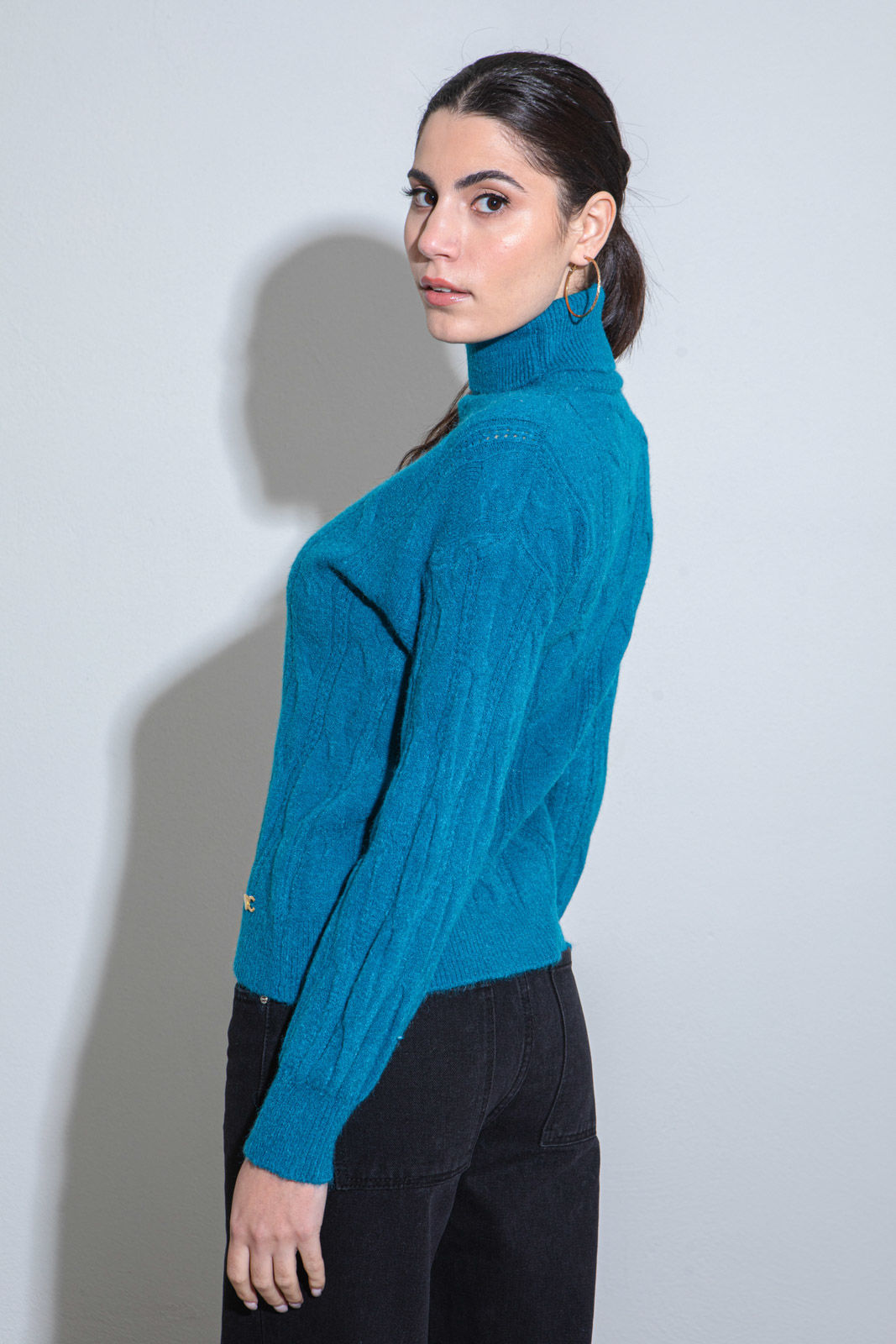 Picture of Turtleneck knitted blouse