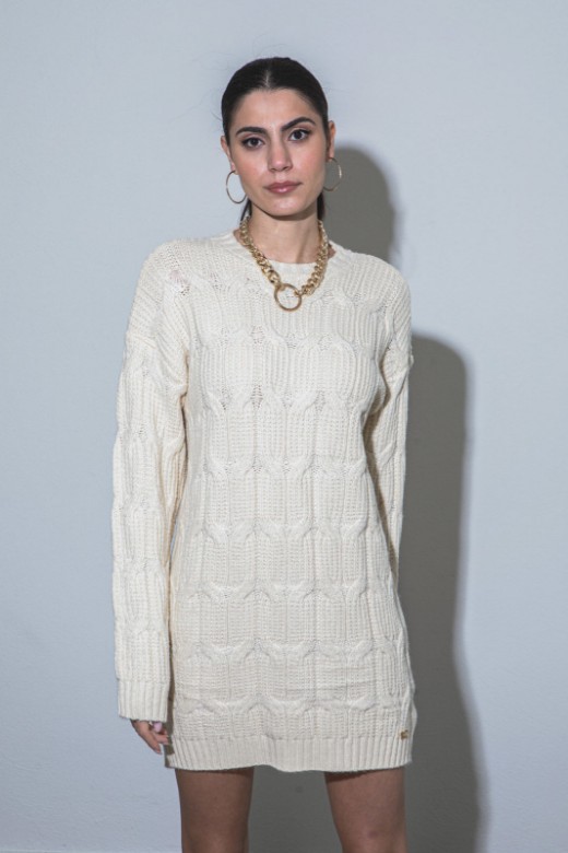 Picture of Knitted braided dress