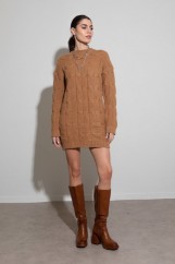 Picture of Knitted braided dress