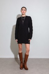 Picture of Knitted braided dress