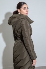 Picture of Puffer belted jacket