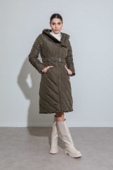 Picture of Puffer belted jacket