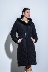 Picture of Puffer belted jacket